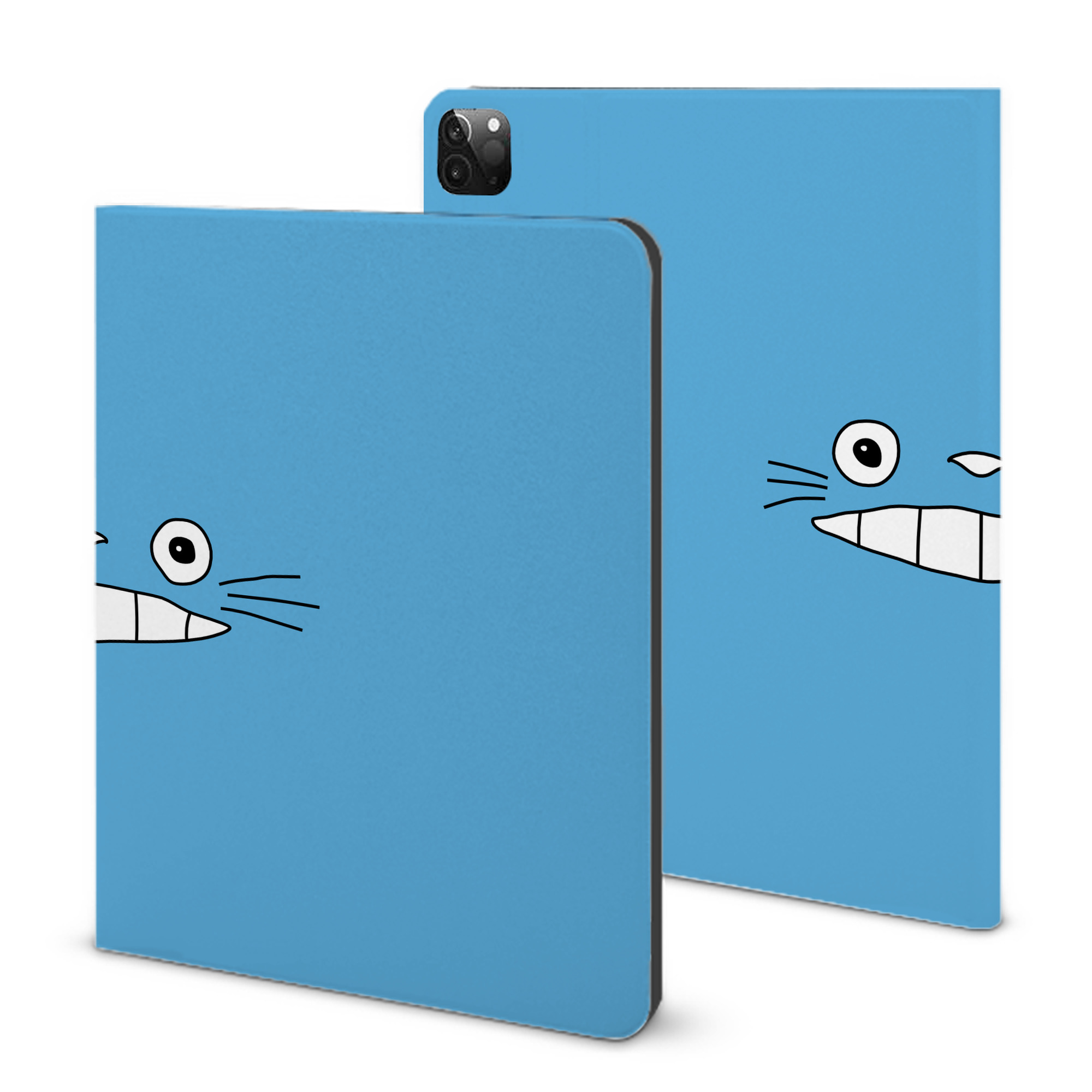 （画像用） となりのトトロ 草壁メイ 草壁サツキ My Neighbor Totoro Satsuki Kusakabe Mei Kusakabe IPadケース ペンホルダー付き ブックスタイルデザイン